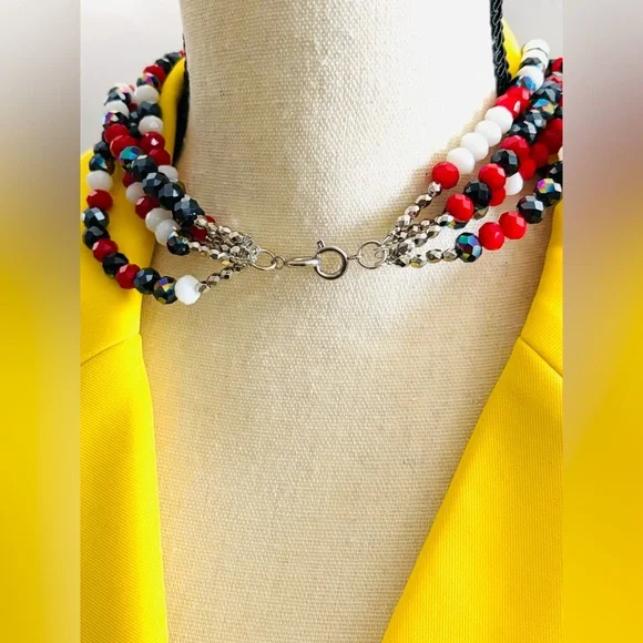 Sassy Jones Malia Glass Sparkler – Symphony Necklace - Picture 3 of 4